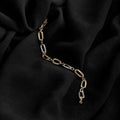 Gold Paperclip Chain Bracelet