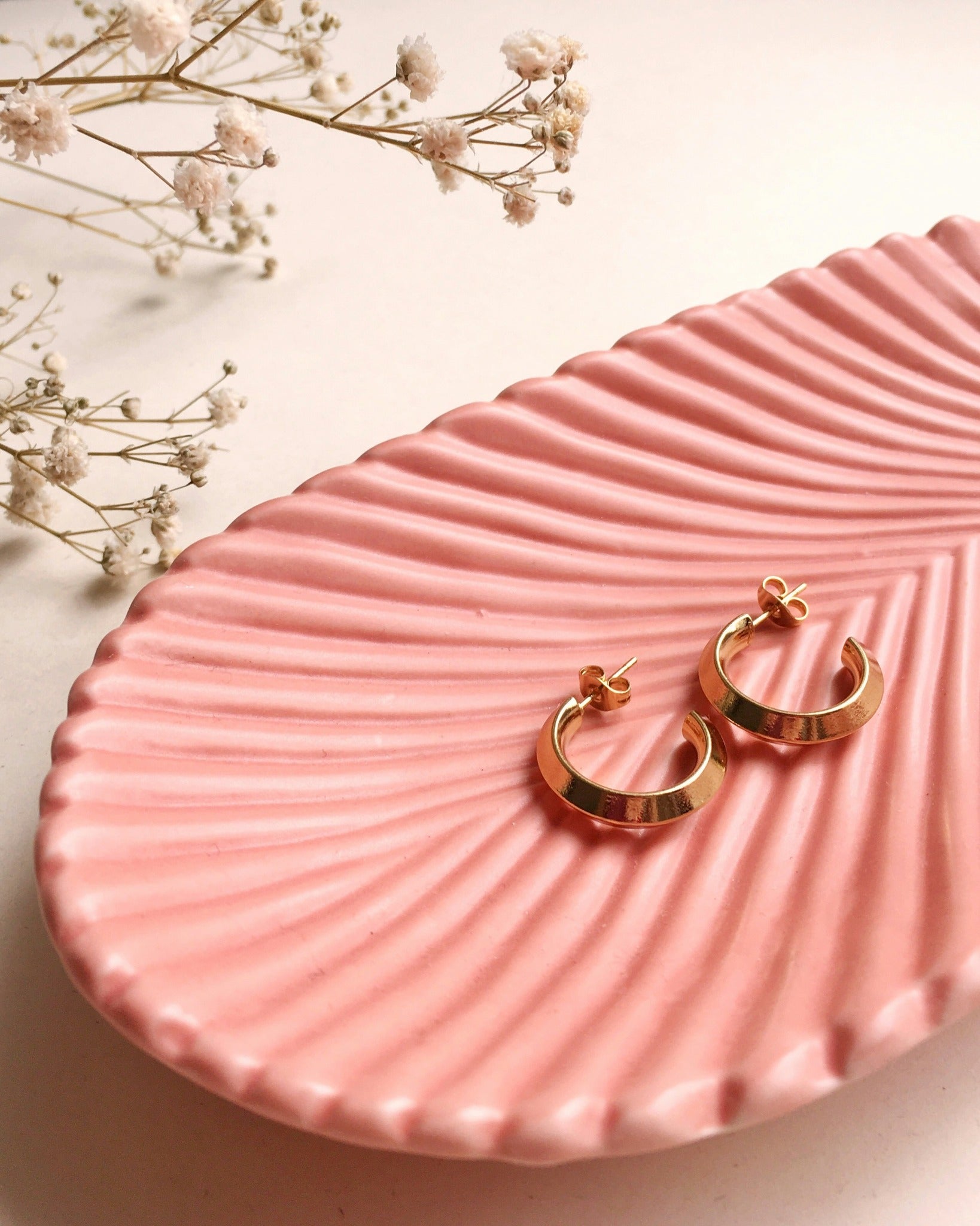 Classic Gold Hoop Earrings