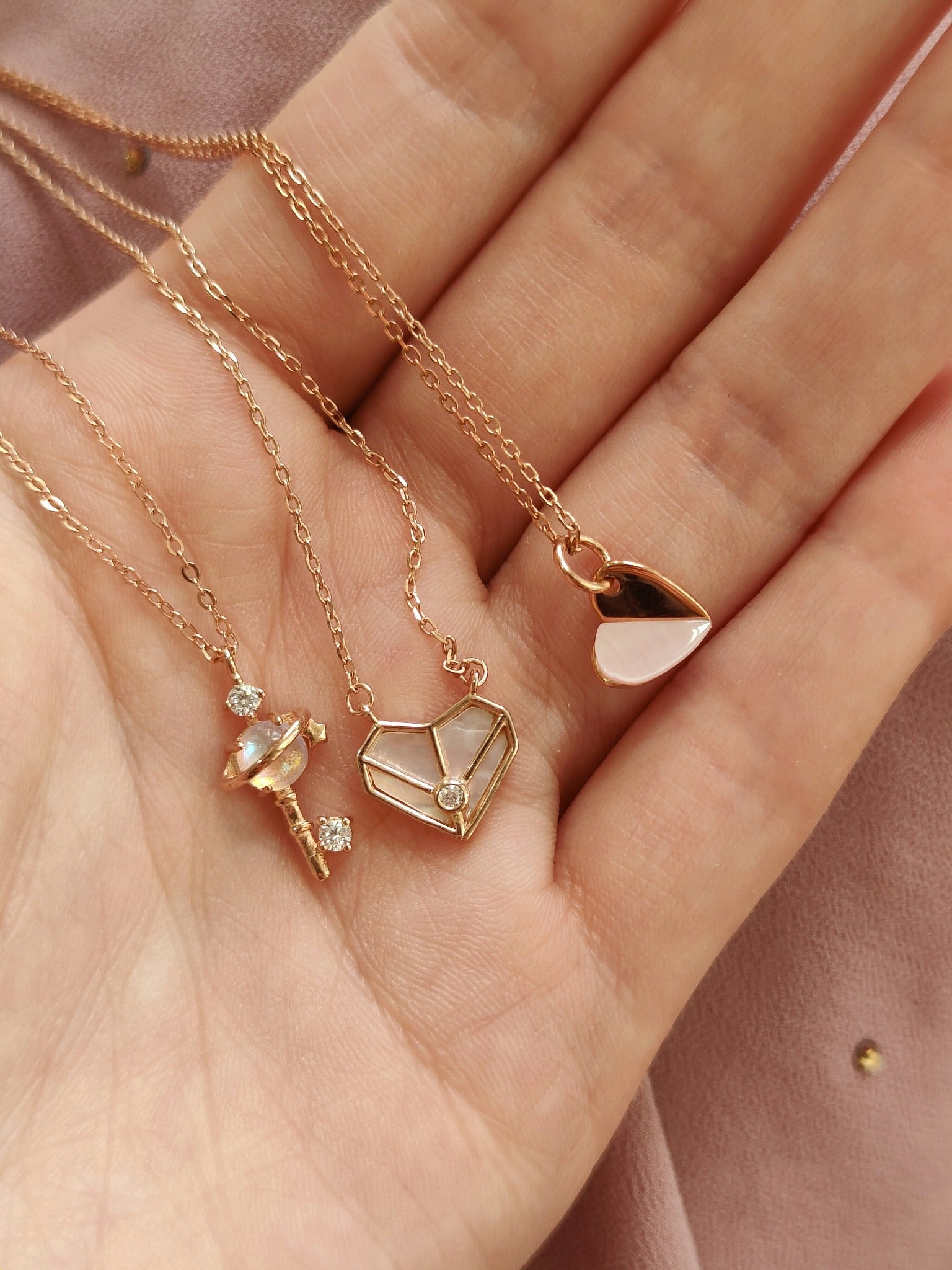 Celestial Charm Necklace Set