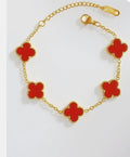 Red Festival Bracelet Duo - included item 1